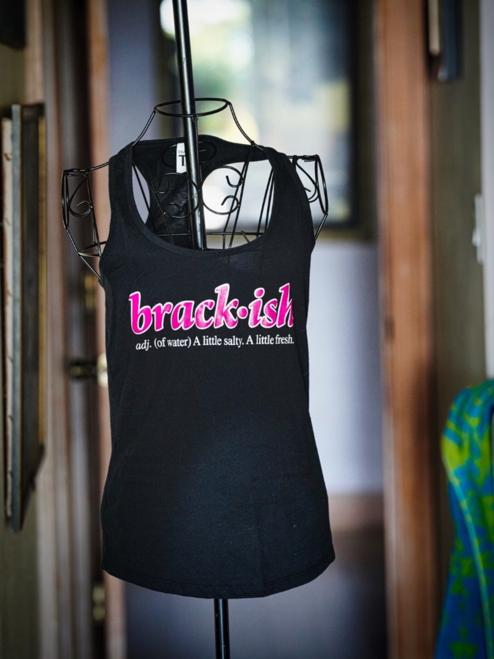 Brackish Definition Graphic Tank Top Black Size M